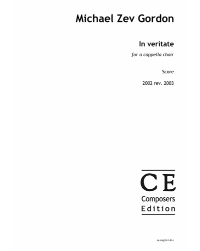 In veritate — Michael Zev Gordon