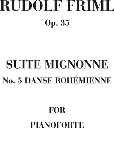 Danse bohémienne Op. 35 n. 5 (Suite Mignonne) — Rudolf Friml