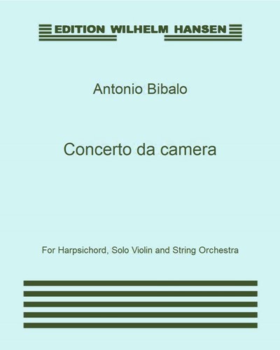 Concerto da camera — Antonio Bibalo