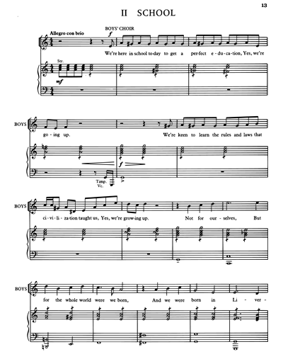 School (from 'Paul McCartney's Liverpool Oratorio') — Carl Davis