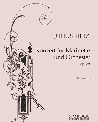 Clarinet Concerto, op. 29 — Julius Rietz