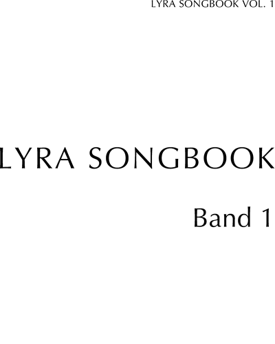 Lyra Songbook, Vol. 1 — Various
