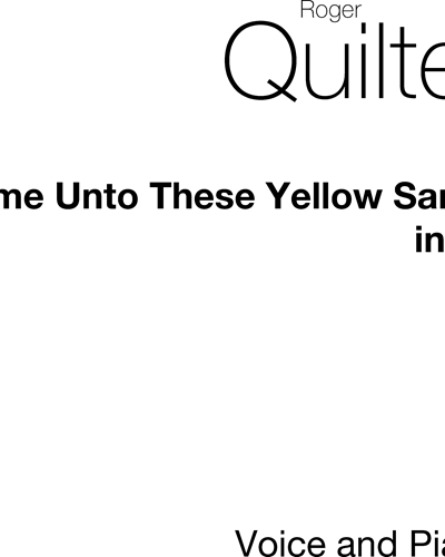 Come Unto These Yellow Sands — 罗杰·奎尔特
