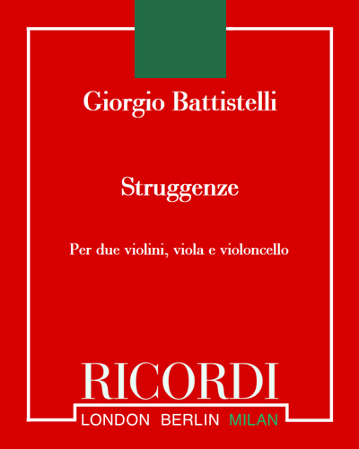 Struggenze — Giorgio Battistelli