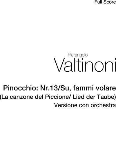 Pinocchio: 'Su, fammi volare' (No. 13) — Pierangelo Valtinoni