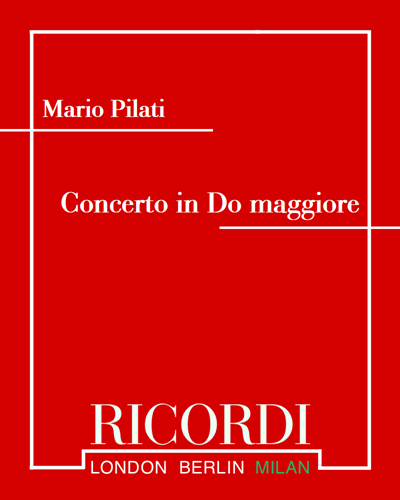 Concerto in C major — Mario Pilati