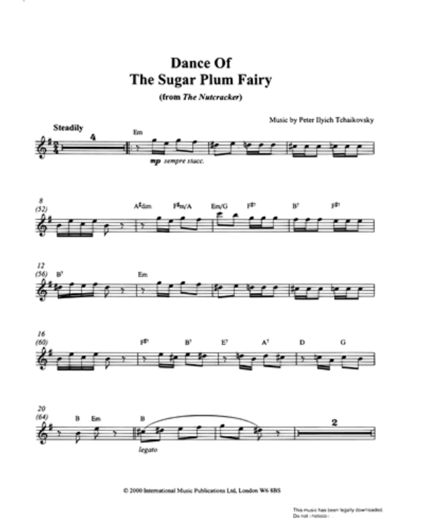 Dance of the Sugar Plum Fairy — 柴可夫斯基