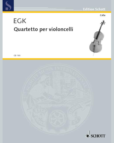 Quartet for Violoncellos — Werner Egk