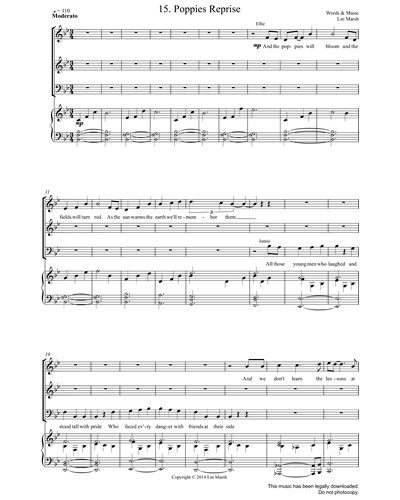 Poppies Reprise (from 'Forgotten Voices') — Lin Marsh