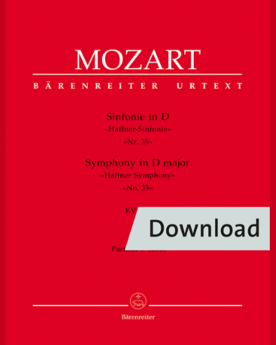 Symphony no. 35 in D major K. 385 "Haffner Symphony" — 莫扎特