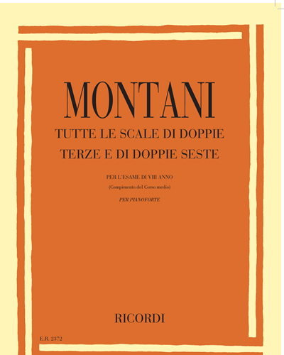 Tutte le scale di doppie terze e di doppie seste — Pietro Montani
