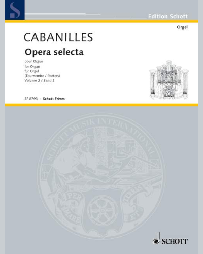 Opera selecta — Juan Bautista José Cabanilles