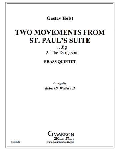 Two Movements from 'St. Paul's Suite', op. 29 no. 2 — 霍尔斯特