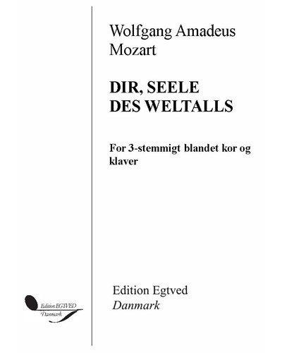 Dir, Seele des Weltalls — 莫扎特
