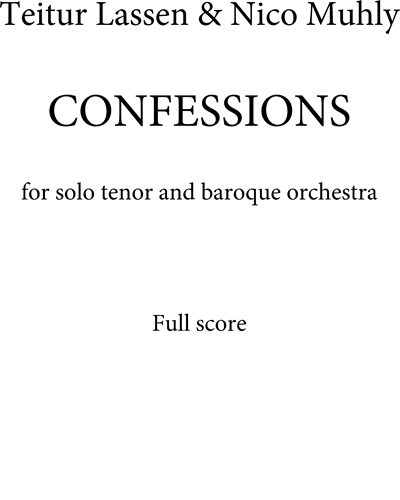 Confessions — Nico Muhly