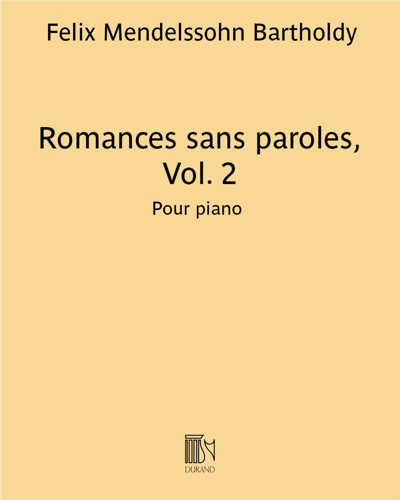Romances sans paroles, Vol. 2 (Romances 11 to 19) — 门德尔松