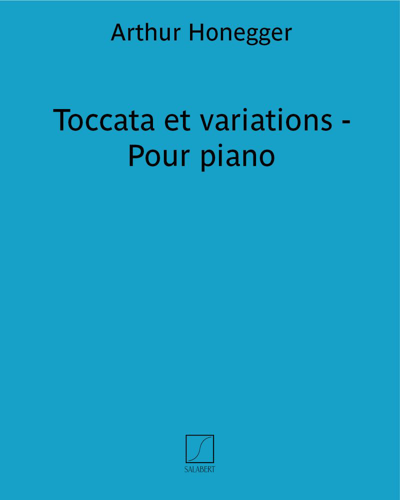 Toccata et variations — 奥涅格