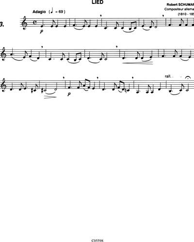 Lied — 舒曼