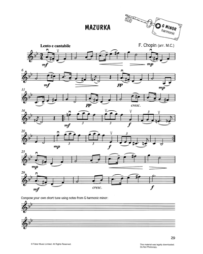 Mazurka in C minor, op. 30 No. 1 — 肖邦