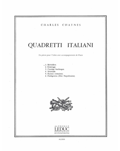 Belvédère (No. 1 from 'Quadretti italiani') — Charles Chaynes