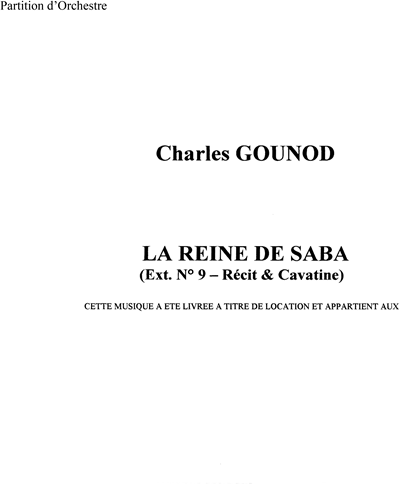 Récit et Cavatine: Me voilà seule enfin! — 古诺