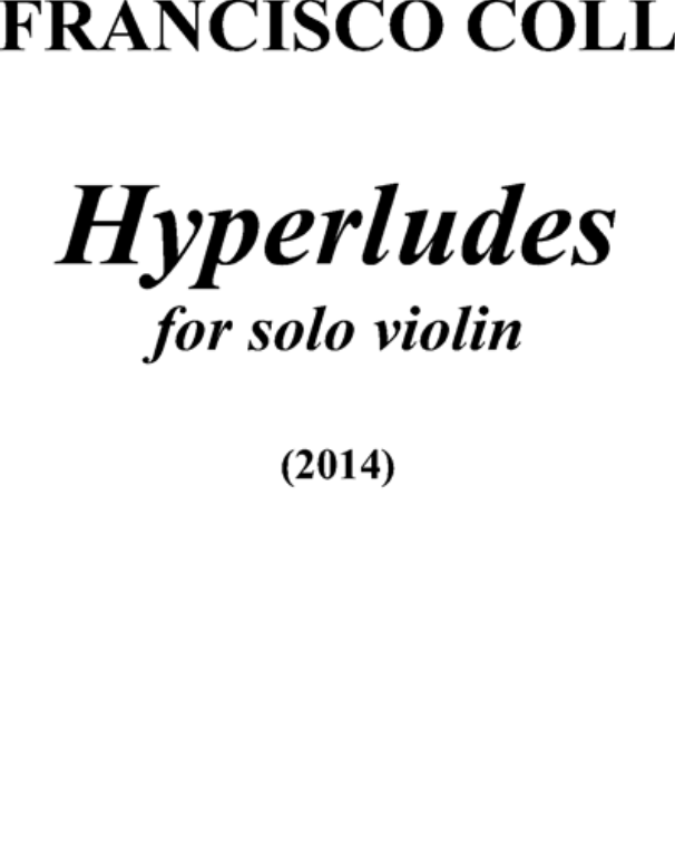 Hyperludes — Francisco Coll