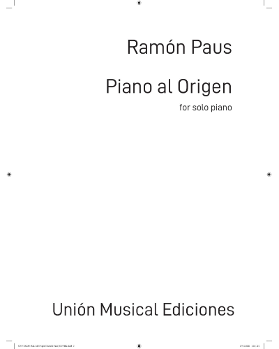 Piano al Origen — Ramón Paus