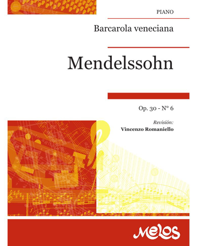 Venetian Barcarola, op. 60 No. 3 — 门德尔松