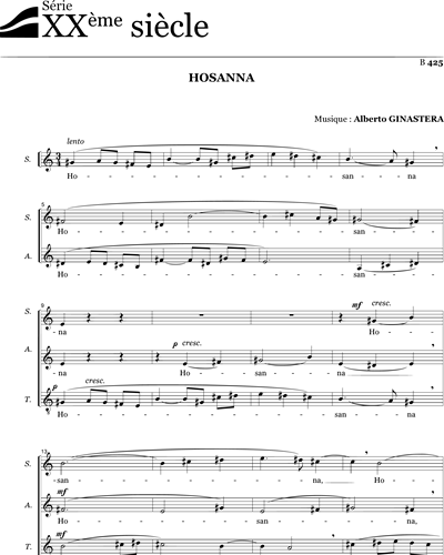 Hosanna — 希纳斯特拉