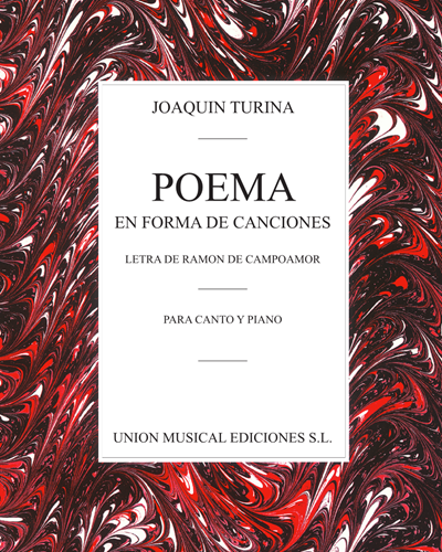 Poema en forma de canciones, op. 19 — 图里纳