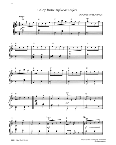 Galop (from 'Orphee aux enfers') — 奥芬巴赫
