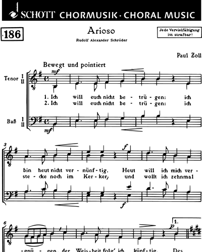 Arioso — Paul Zoll