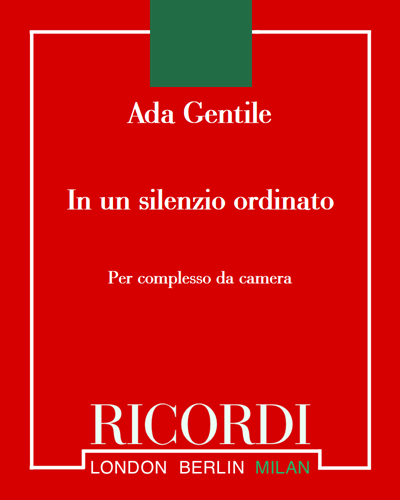 In un silenzio ordinato — Ada Gentile