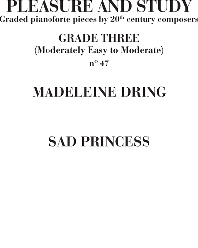 Sad Princess n. 47 (Pleasure and Study) — Madeleine Dring