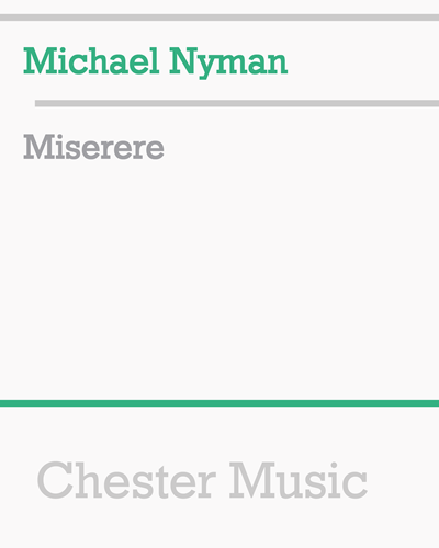 Miserere — Michael Nyman