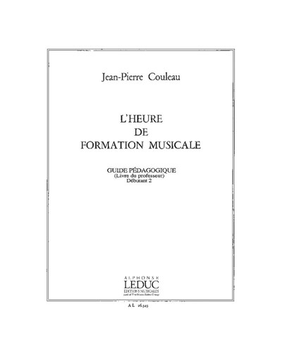 L'heure de formation musicale — Jean-Pierre Couleau