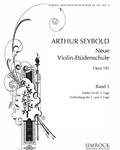 New Violin Study School, op. 182 Vol. 5 — Arthur Seybold