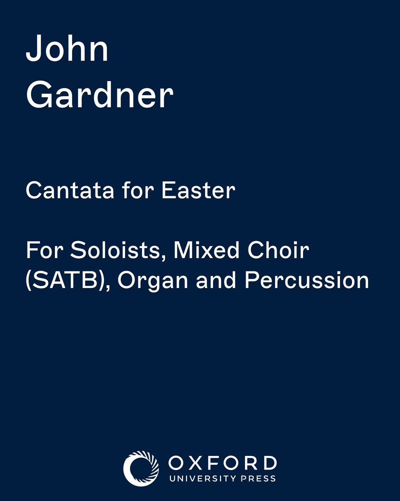 Cantata for Easter — John Gardner