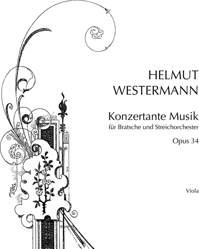 Concertante Music, op. 34 — Helmut Westermann