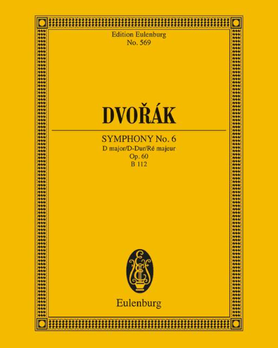 Symphony No. 6 in D major, op. 60 — Antonín Dvořák