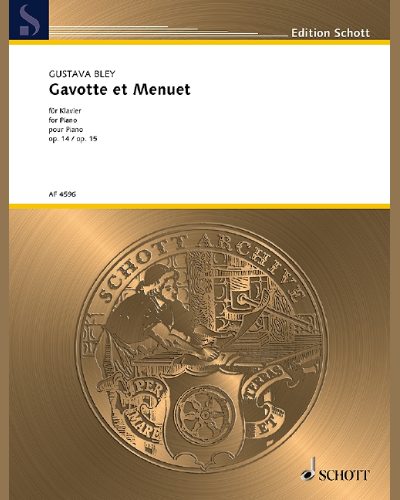 Gavotte (F-Dur) et Menuet (E-Dur) — Gustava Bley