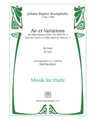Air and Variations (from the Harp Concerto No. 5 in B-flat major) — Jan Křtitel Krumpholtz