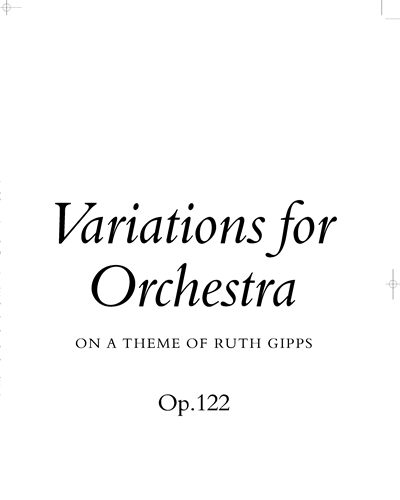 Variations for Orchestra, op. 122 — 马尔科姆·阿诺德