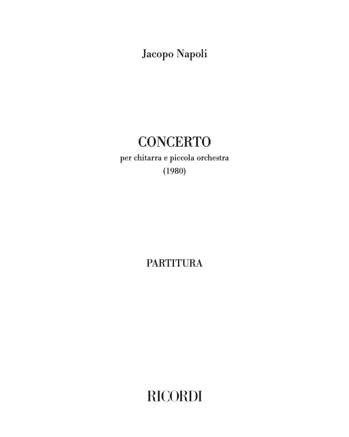 Concerto — Jacopo Napoli