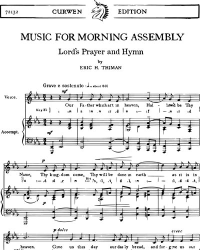 Lord's Prayer and Hymn — Eric Thiman