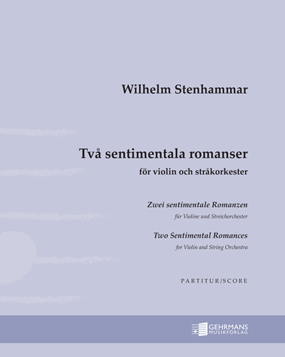 Två sentimentala romanser — 斯滕哈马尔
