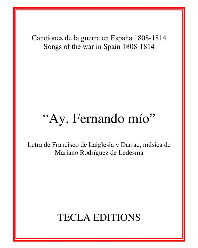 Ay Fernando mío — Brian Jeffery
