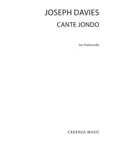 Cante Jondo — Joseph Davies