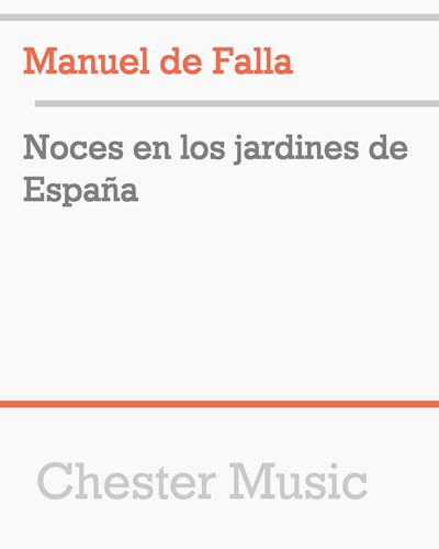 Noches en los jardines de España — 法雅
