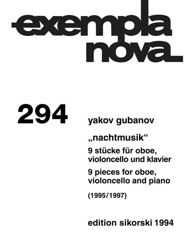Nachtmusik (Nocturnal Music) — Jakov Gubanov